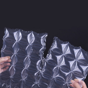 LDPE Wholesale square bubble air wrap roll inflatable protective packaging air film cushioning bubble