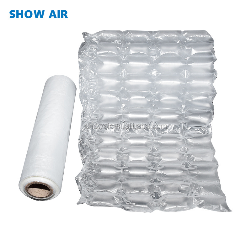 Shock resistant cushioning material packing bags inflatable air column bag foam roll