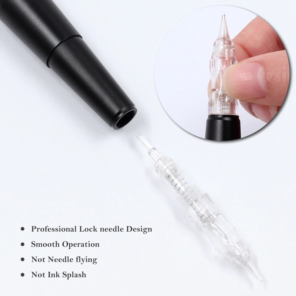 Biomaser Aluminum Digital Tattoo Gun Eyebrow Eyeline Lips MTS Cartridge Tattoo Pen Machine For Microshading