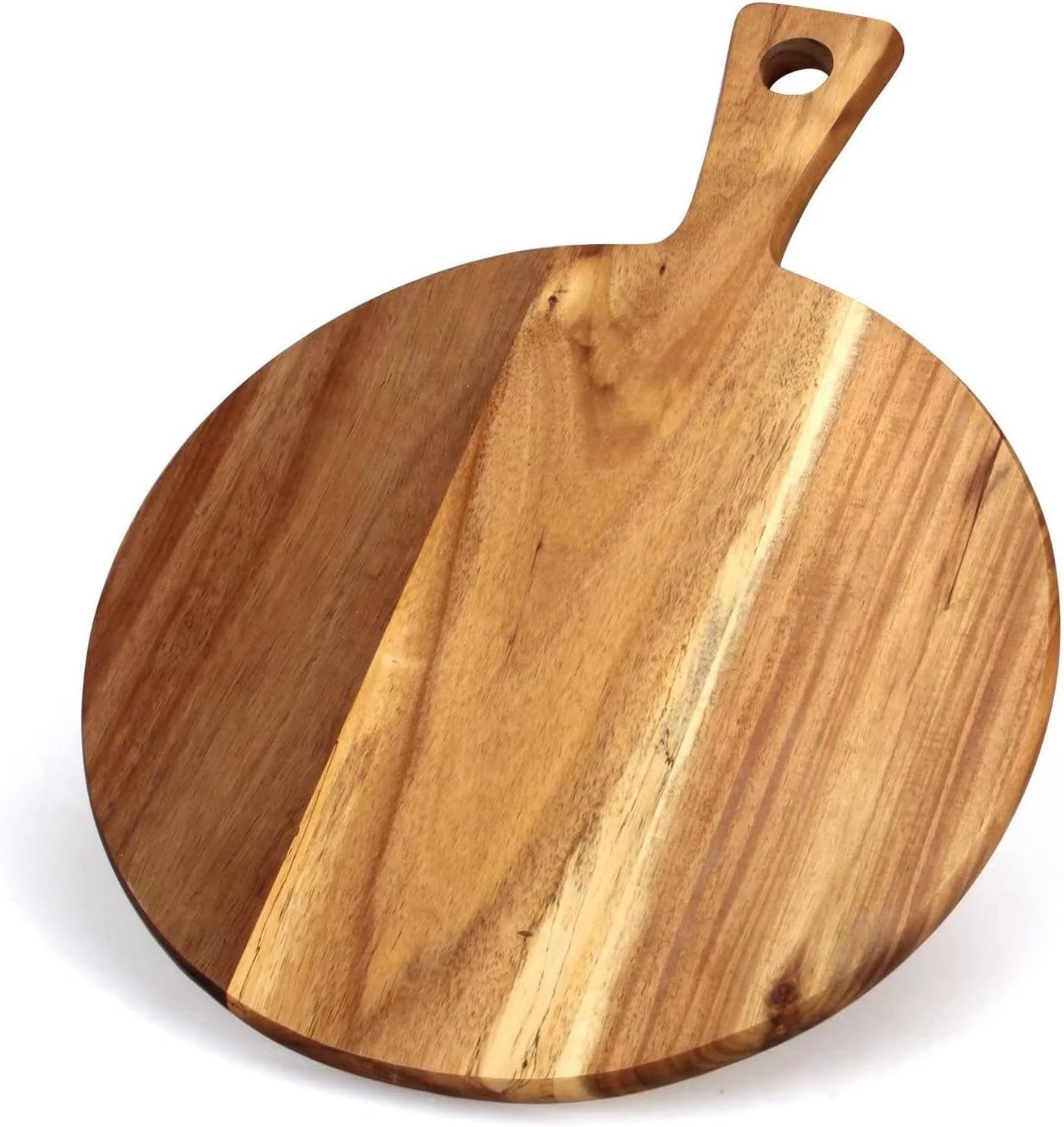 In Stock Kitchen Large Acacia Wood Pizza Peel Natural Acacia Wood 12