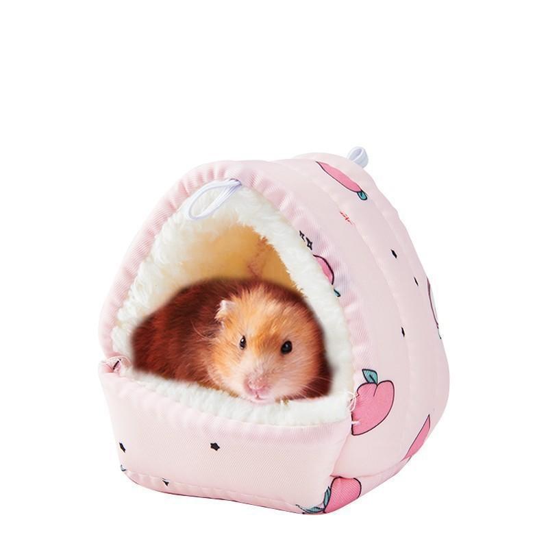 Pet Bed Cute Soft Plush Nest Squirrel Hamster Cotton Small Pet Manufacturer Warm House Winter Toys Home Pet Hamster Cage