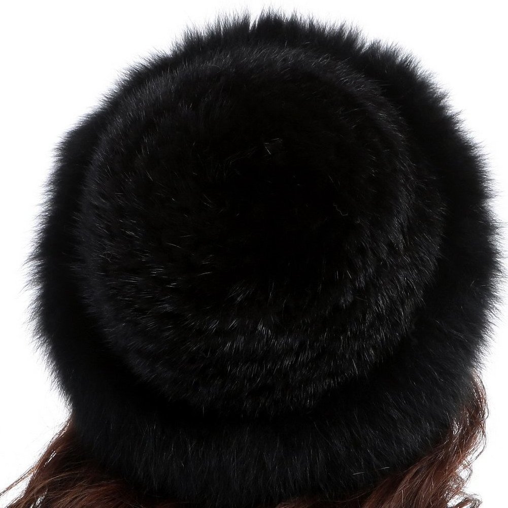 Hot Sale Hat Trendy Fashion Winter Fox Fur Mink Fisherman Suede winter Plush Hats Warm fur Bucket Hat for women