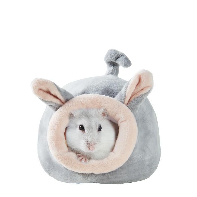 Pet Bed Cute Soft Plush Nest Squirrel Hamster Cotton Small Pet Manufacturer Warm House Winter Toys Home Pet Hamster Cage