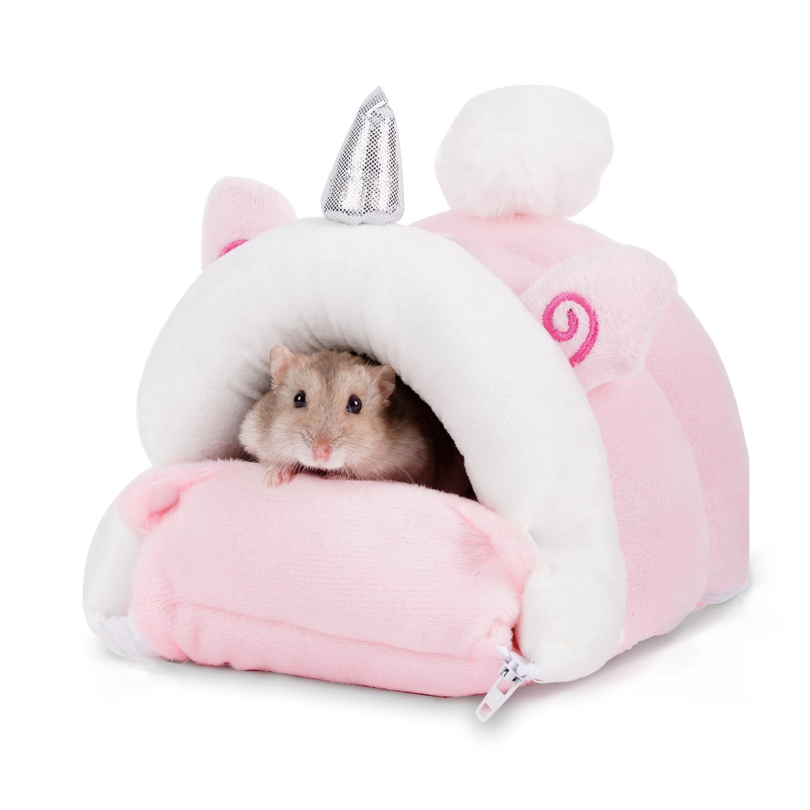 Pet bed Plush nest Squirrel Hamster Cotton small pet Warm house Winter toy home pet hamster cage