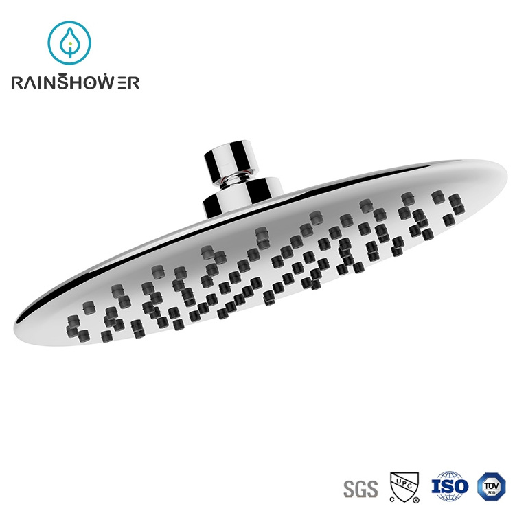 Rainshower water saving rainfall 9 inch round matte automatic ceiling rain shower head