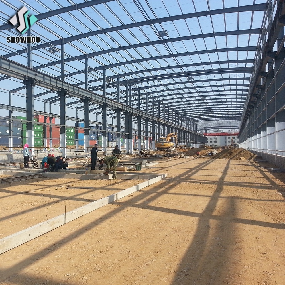 Low Cost Prefabricated Structural Portable Warehouse Sheds Prefab Steel Buildings