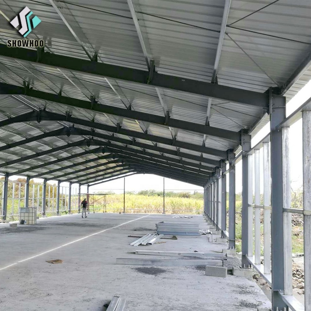 low cost commercial chicken shed steel structure building design poultry farm shed chicken house for sale