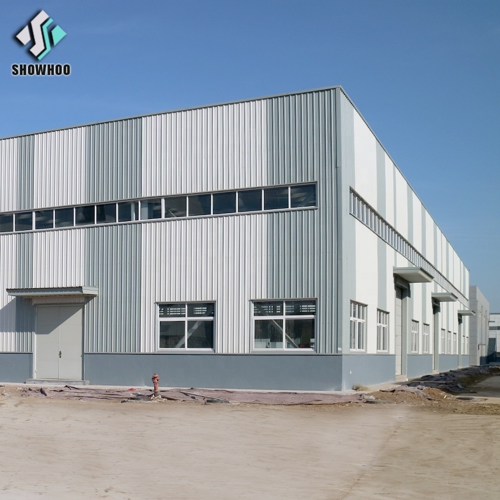 Easy Assemble Prefab Modern Warehouse Industrial Building Metal Steel Structure Workshop