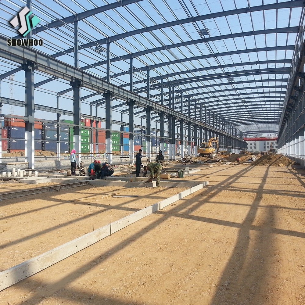 Low Cost Prefabricated Structural Portable Warehouse Sheds Prefab Steel Buildings