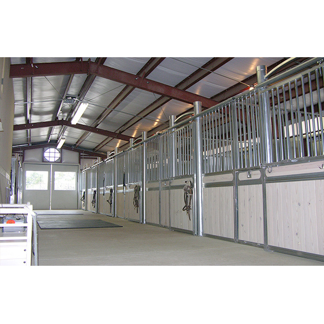 pre-fab steel structure horse barn