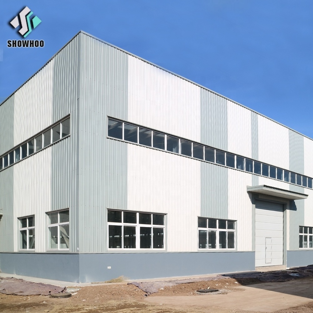 Easy Assemble Prefab Modern Warehouse Industrial Building Metal Steel Structure Workshop