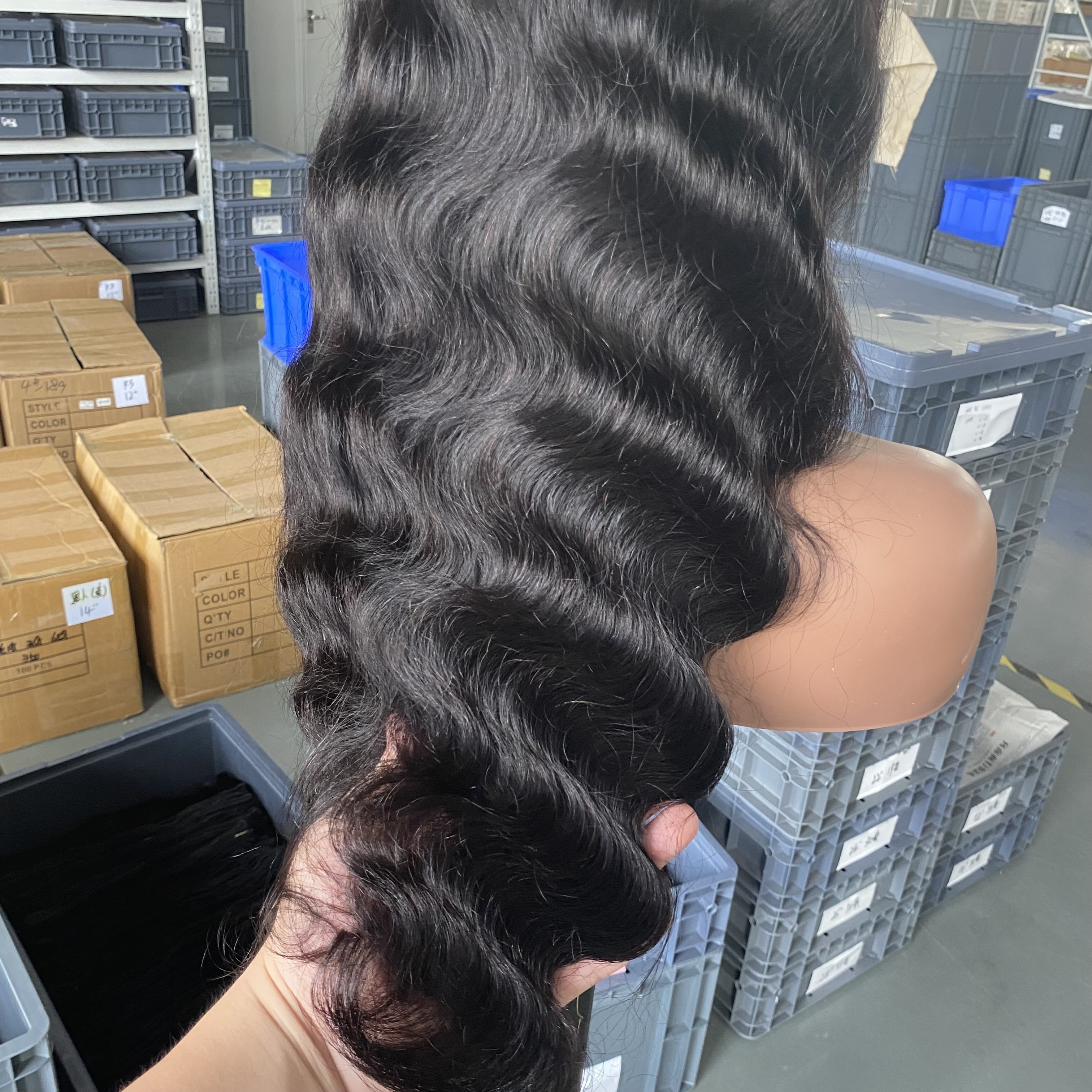 Customized Super High Density 180% 210% 250% 280% Density Very Full Hair Wig 5X5 HD Lace Closure Glueless Wig