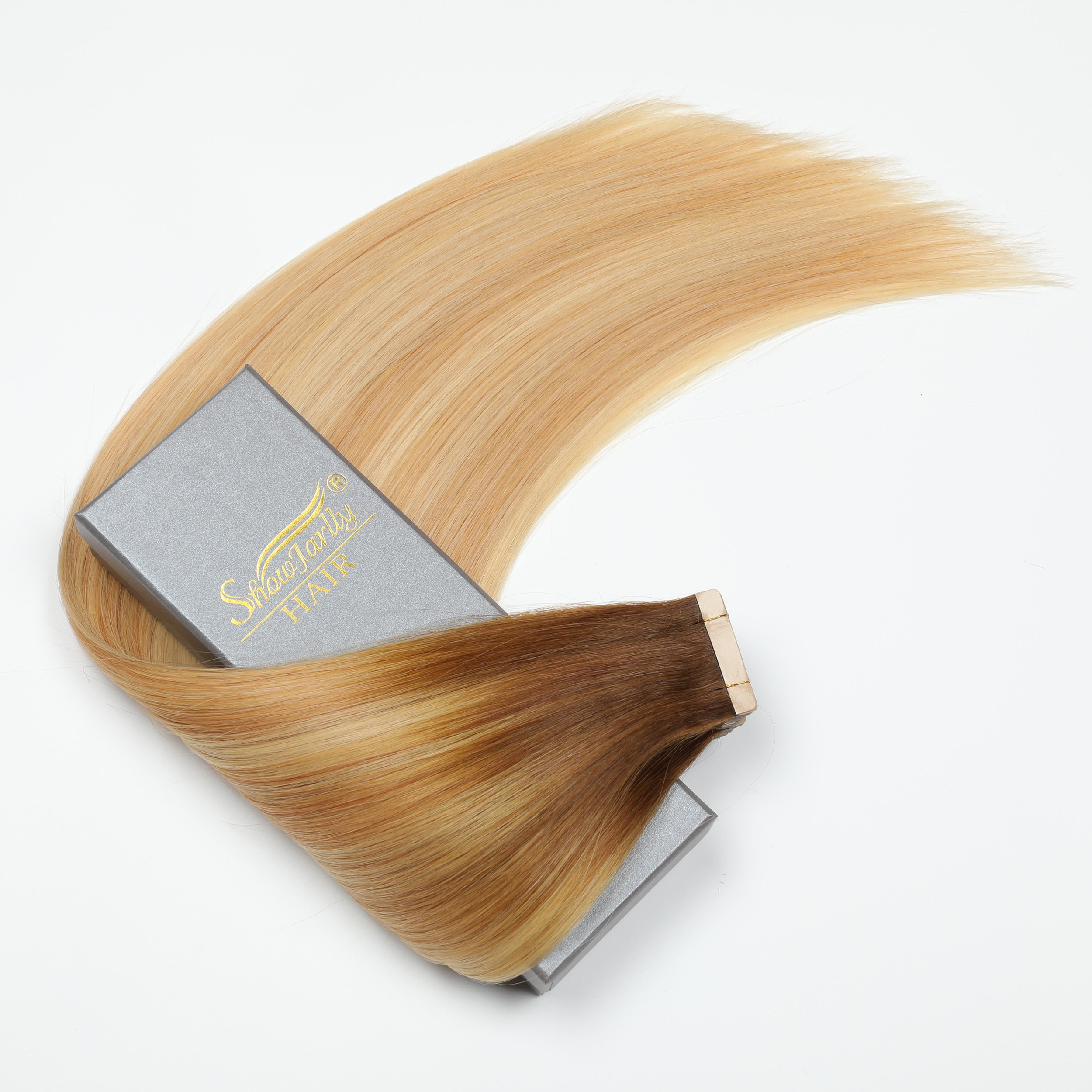 Salon Quality Russian Virgin Double Drawn Thick End Invisible Tape in Hair Extension 100 Human Hair