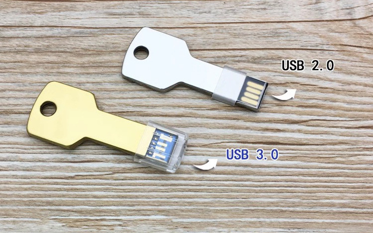 Branding Engraving Key Shape Flash Sticks 2.0 Usb Key 16 hard GB USB Keys