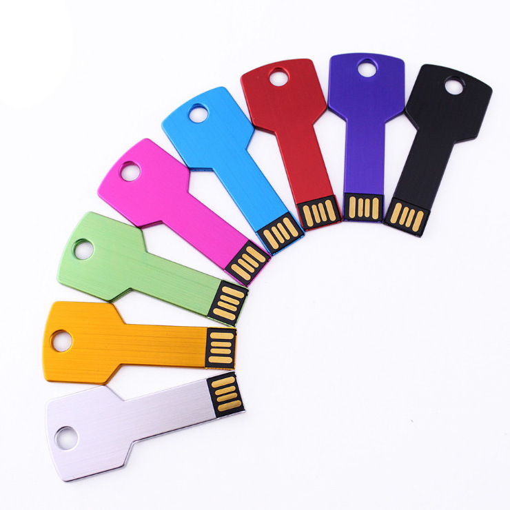 Branding Engraving Key Shape Flash Sticks 2.0 Usb Key 16 hard GB USB Keys