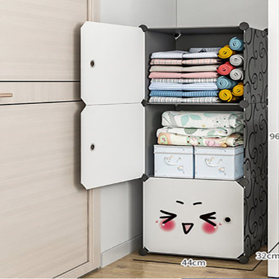 Cheap Folding Cupboard Fabric Wardrobe For Bedroom Furniture