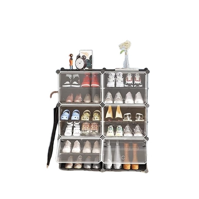 Movable Shoe Storage Cabinet with Door Shoe Cupboards shoe cabinet with shelf