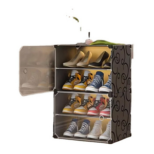 China supplier Home Shoe Storage Cabinet 5 Tier Shoe Racks Wooden Heels Sneakers Organizer Closet Living Room