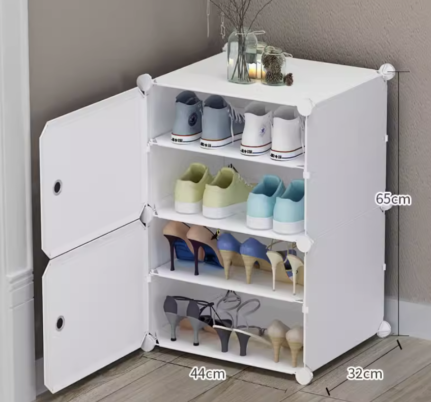 China supplier Home Shoe Storage Cabinet 5 Tier Shoe Racks Wooden Heels Sneakers Organizer Closet Living Room