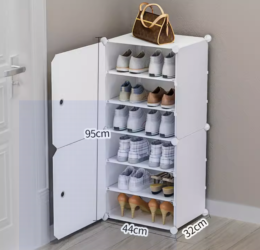 China supplier Home Shoe Storage Cabinet 5 Tier Shoe Racks Wooden Heels Sneakers Organizer Closet Living Room