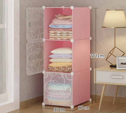 6 grid DIY kids cube kids collapsible wardrobe collapsible armoire collapsible wardrobe