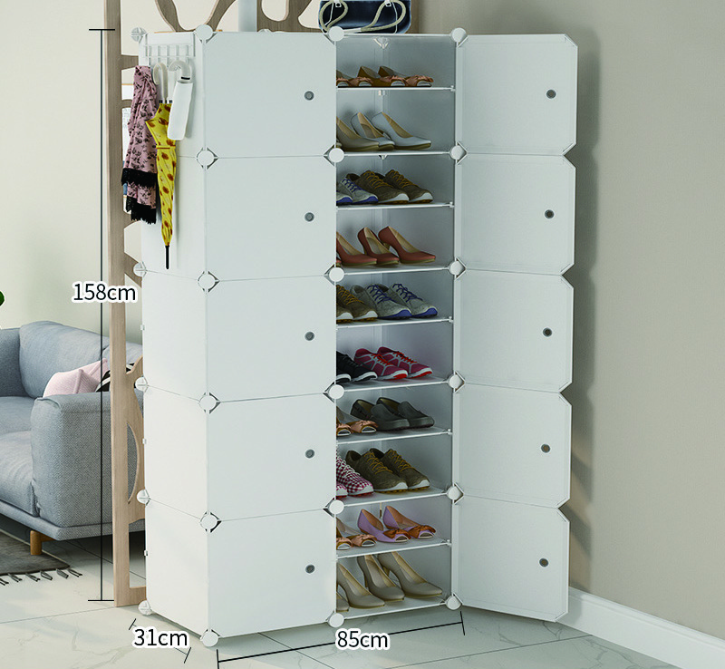 Shoe Storage Rack Plastic Shoe Cabinet