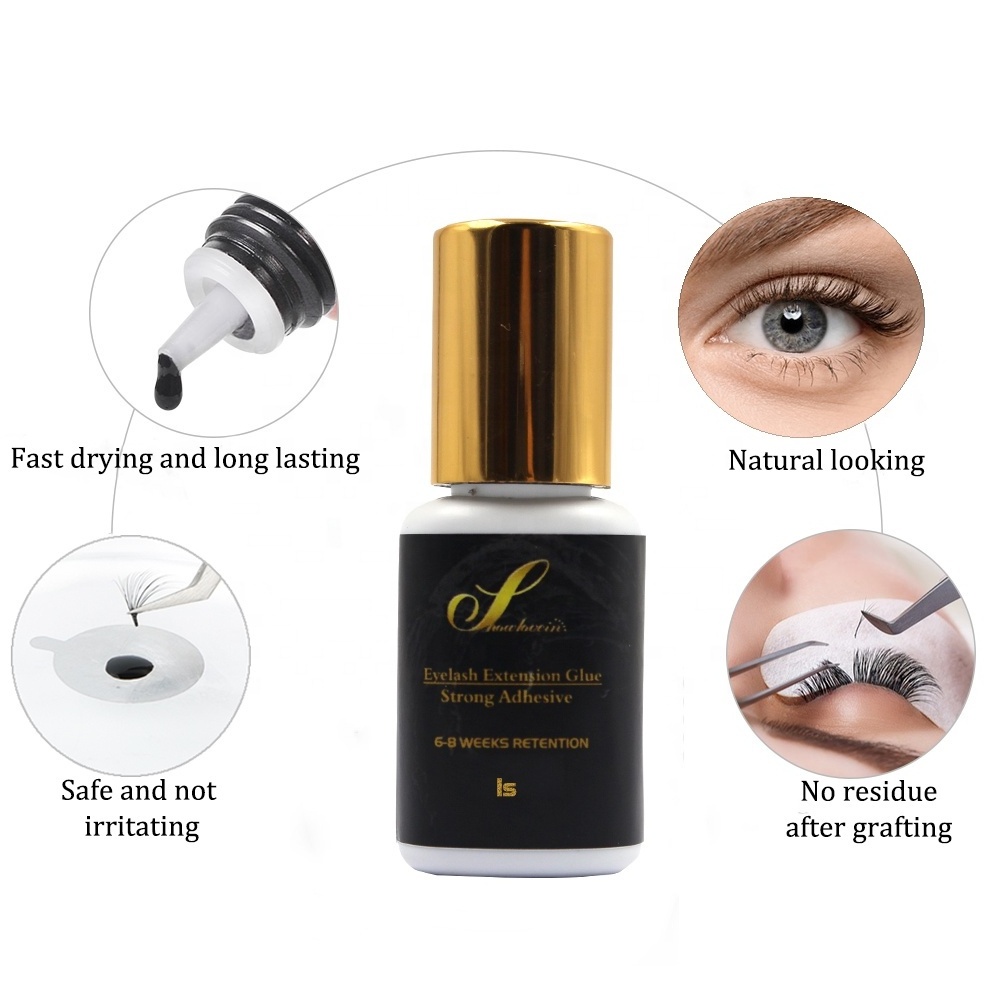 Strong Lash Glue Fast Drying Professional Lash Extension Glue Private Label Eyelash Extension Glue