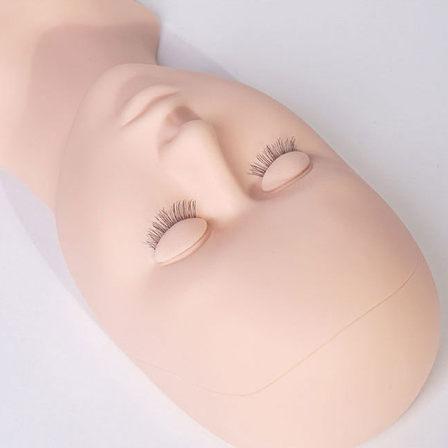 Factory Sale Practice Mannequin Doll Head For Eyelash Extension Training Lash Mannequin Head