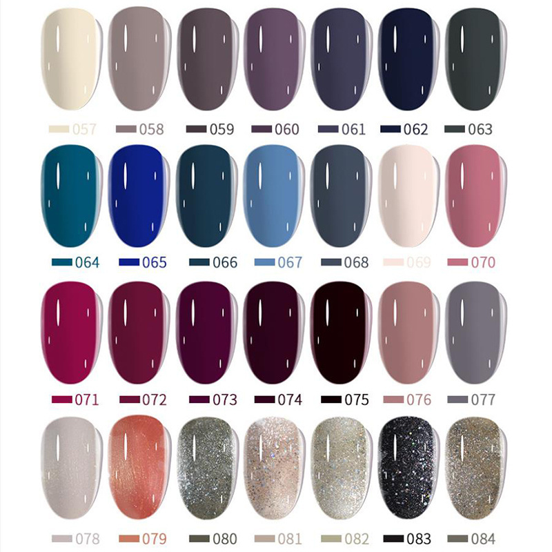 Custom Logo 15ml Nail Gel Polish Private Label 156 Colors Nail Polish Set Uv Gel Polish