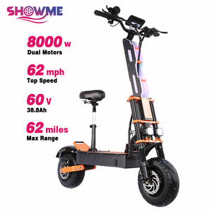 Usa Warehouse 38.8Ah Battery Viper 8000W Electric Scooter For Adults 13/14 Inch Electric Motorcycle Scooter