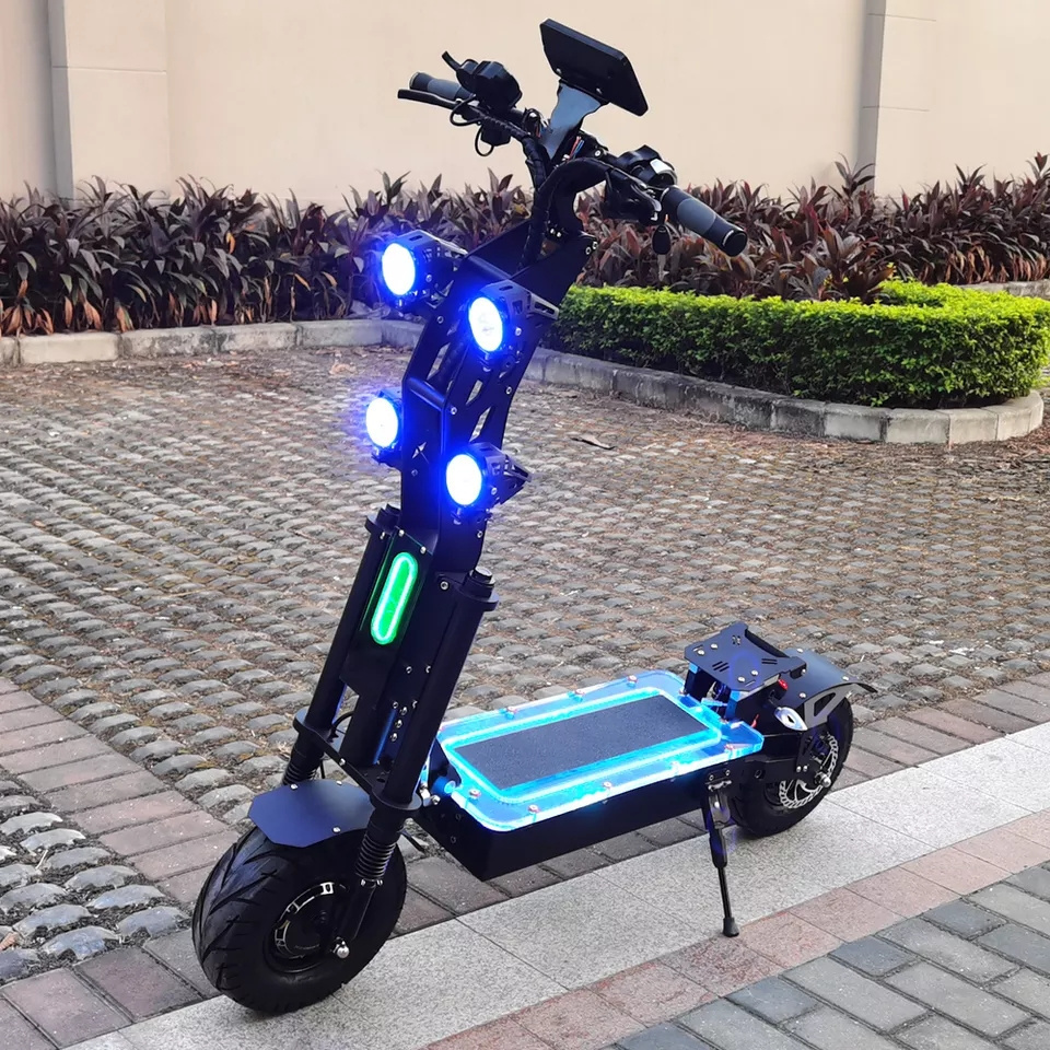 13 INCH 80KM-140KM LONG DISTANCE RIDING 72V Dual Motor Electric Scooter 8000w Fast Speed 100km/h Off Road eec electric scooter