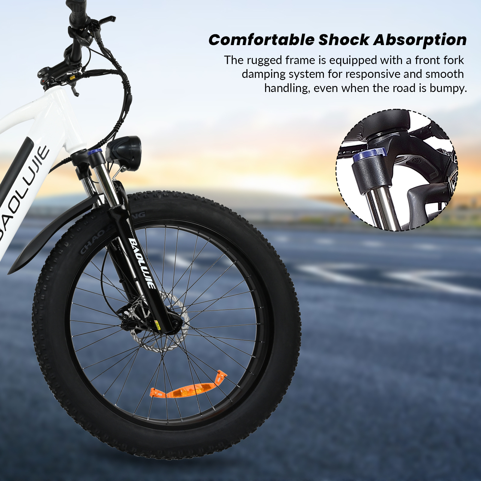 Showme Usa Free Shipping 26 Inch 48V 500W Motor Ebike Powerful Mountain Electric Bike Dirt Bike Fat Tire Electric Bike