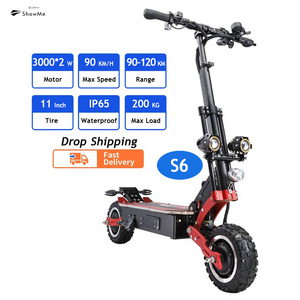 3000w*2 Free Shipping EU UK Foldable Mobility Moto Electrica Adult Scooters flipper zero hack Electric Scooter