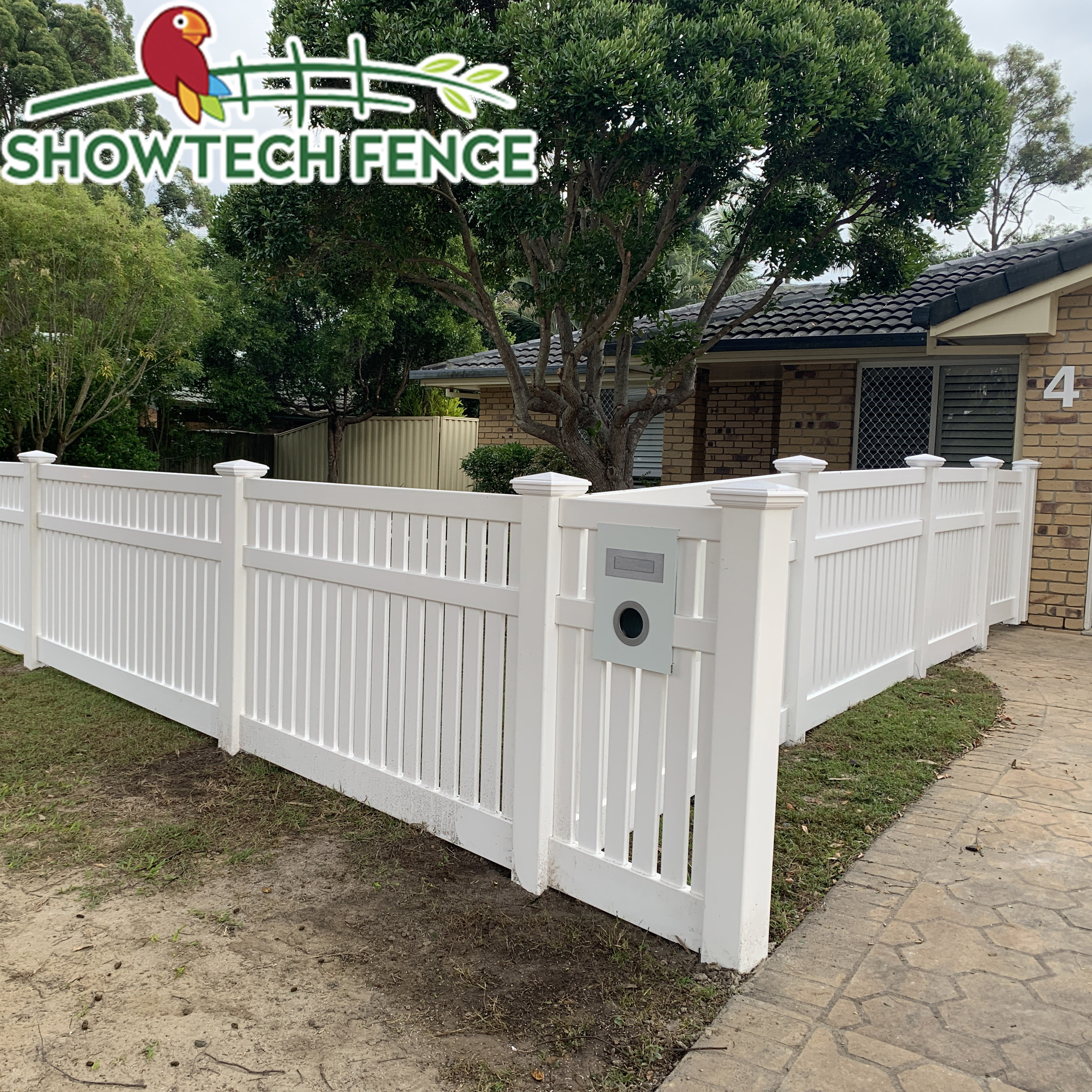 easily assembled used PVC semi privacy vinyl fence weave  for sale