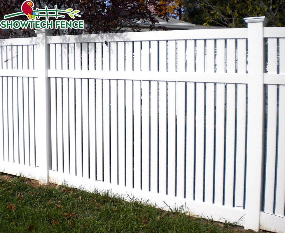 easily assembled used PVC semi privacy vinyl fence weave  for sale