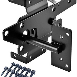 steel black latch for PVC fence gate