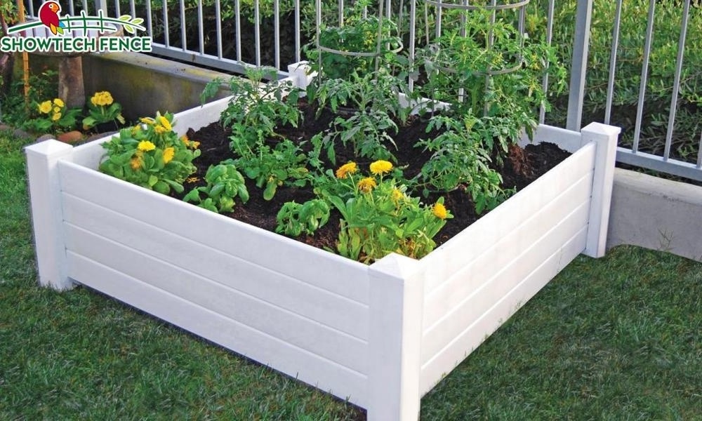 PVC white square plastic rectangular vegetable rectangle garden outdoor planter box large