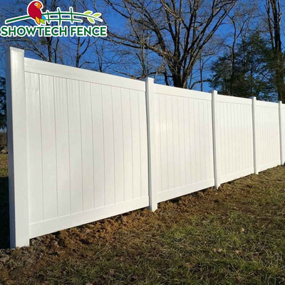 8ft outdoor black PVC privacy garden vinyl fencing privacy fencing panels and gates for home white