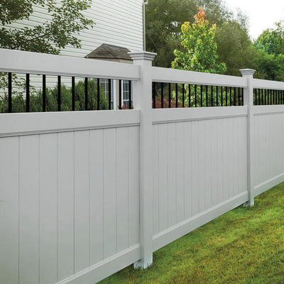 Cercas Showtech Vinyl Plastic PVC De Pvc/slat Fence/pvc Fencing Cheap Garden Fence Fencing, Trellis & Gates Not Coated 30 Years