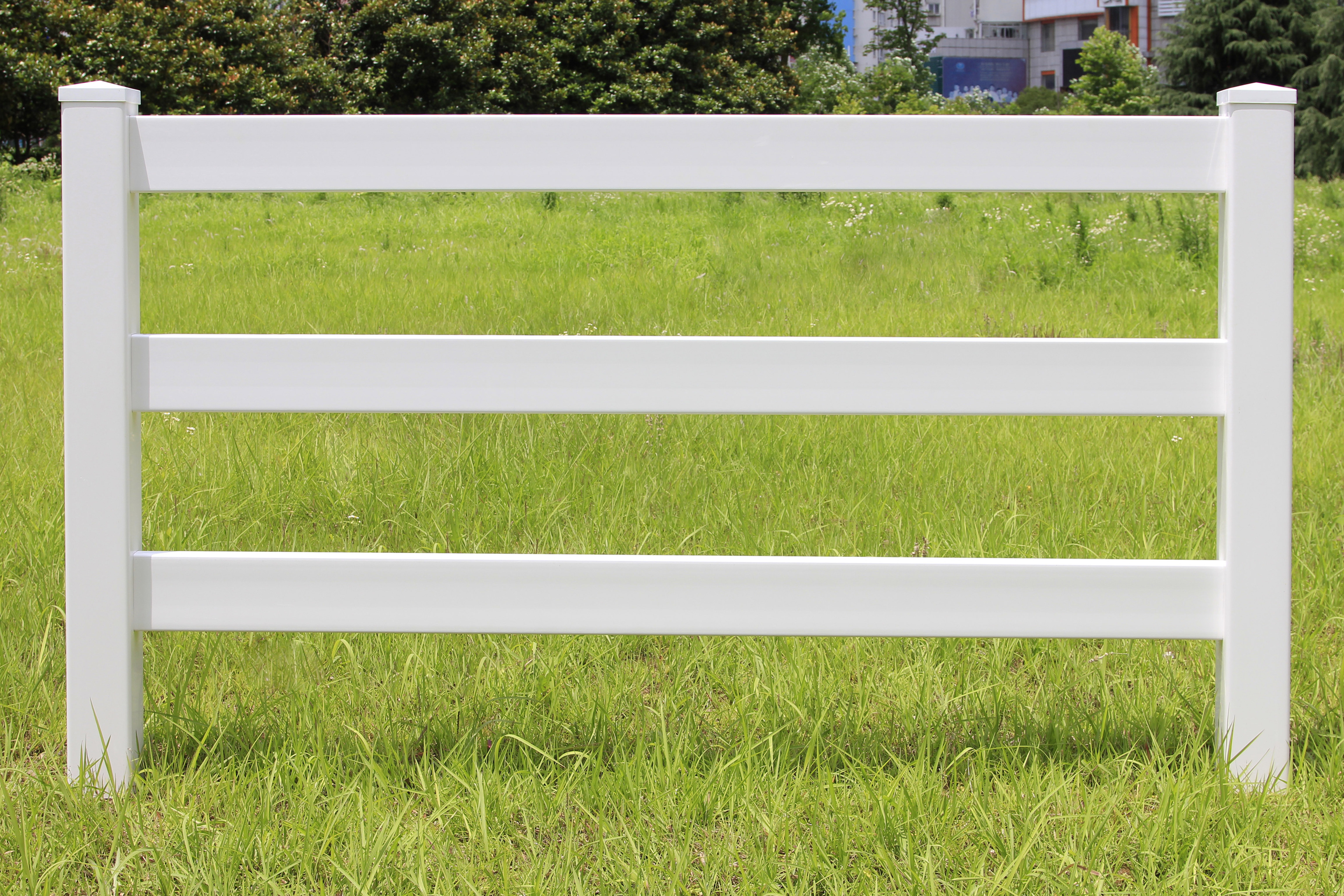 pvc horse fence 3 rail,fence for horses,white horse fence