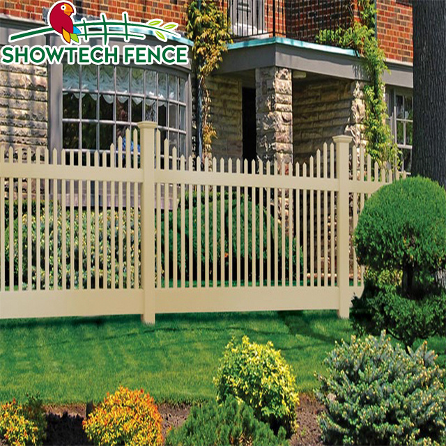 Showtech  Vinyl PVC Picket pond fence/used chain link fence