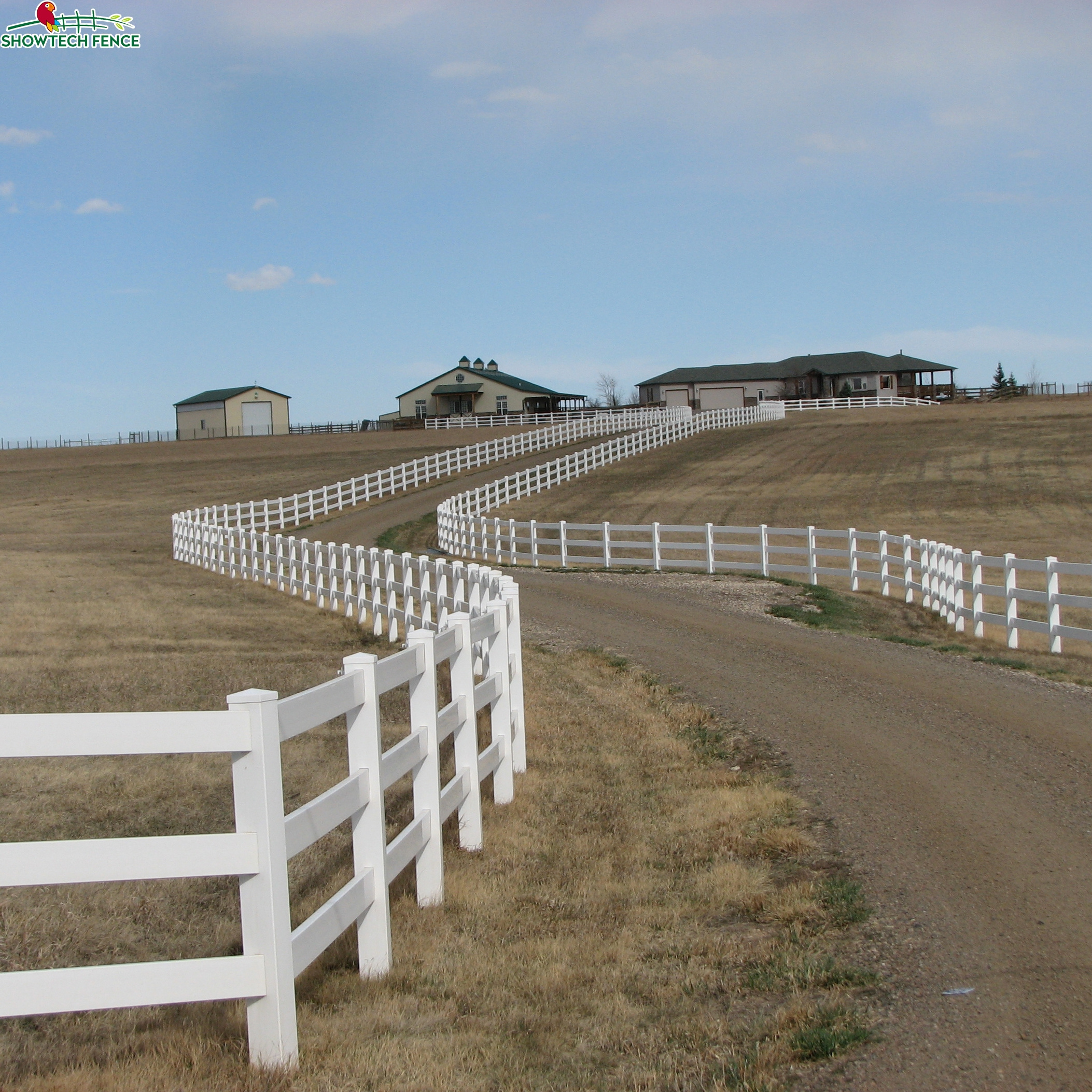 pvc horse fence 3 rail,fence for horses,white horse fence