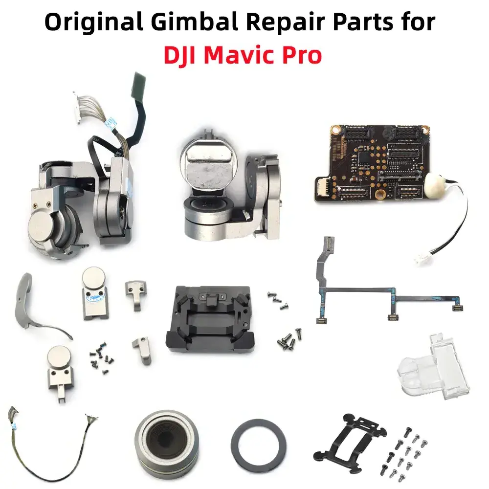 For DJI Mavic Pro Gimbal Repair Parts accessories Arm Motor Cover Camera Lens Frame Flex Cable Signal Line Motherboard Bracket