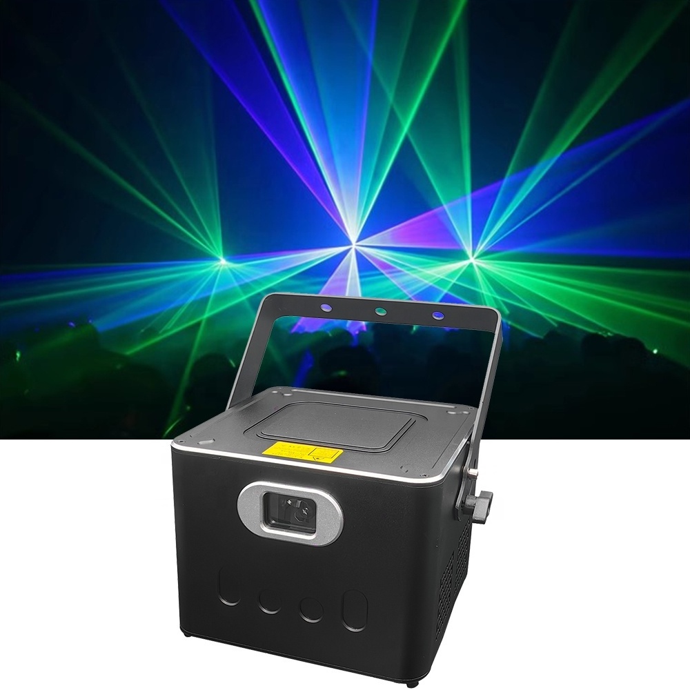 Mini RGB Laser Stage Lighting 8W Cartoon Animation Beam Line Laser Disco DJ Night Club Lamp