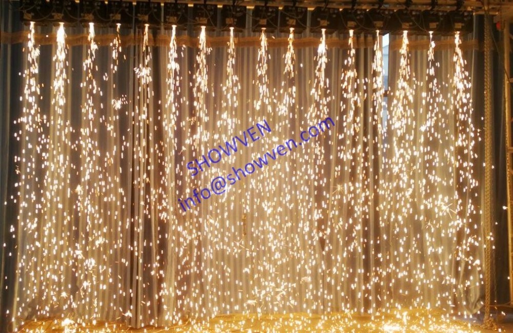 original SPARKULAR FALL from SHOWVEN with waterfall fireworks spark effects widely used for big outdoor events