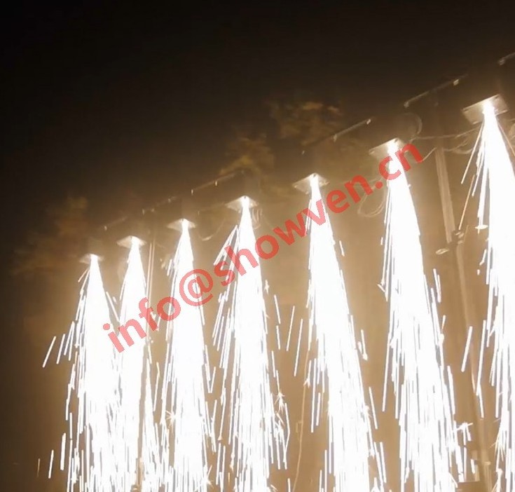 original SPARKULAR FALL from SHOWVEN with waterfall fireworks spark effects widely used for big outdoor events