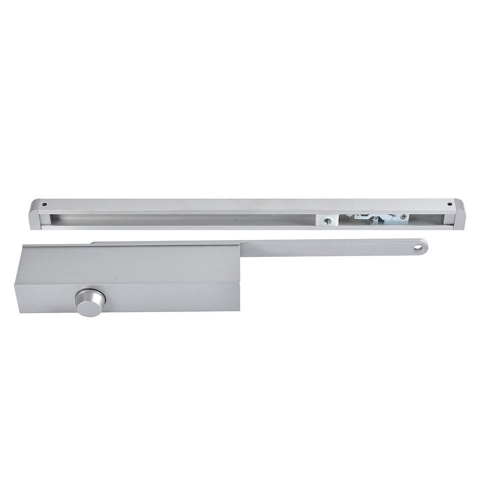 D2000H Certifire CE Commercial European Style Automatic Sliding Arm Soft Door Closer For 25-85kg Door