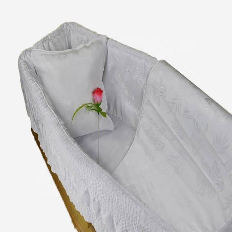 XZR-62  china supplier produce satin fabric coffin captions coffin inside lining funeral taffeta padding blanket