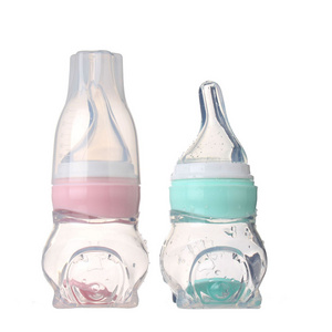 New Design 70ml Multifunctional Squeeze Feeder 3 in 1 Silicone Medicine Water Milk Baby Feeding Bottle