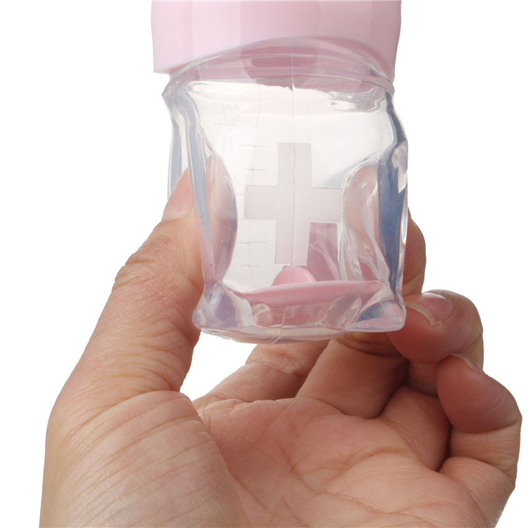 New Design 70ml Multifunctional Squeeze Feeder 3 in 1 Silicone Medicine Water Milk Baby Feeding Bottle